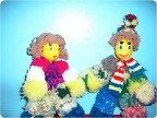  Игрушки из помпонов
