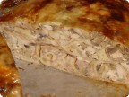 Фаршированная блинами курица