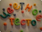 Цветное тесто. Мастер-класс.