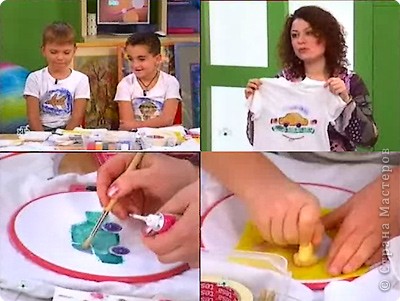 Штамповка: Рисунки на футболках (видео)