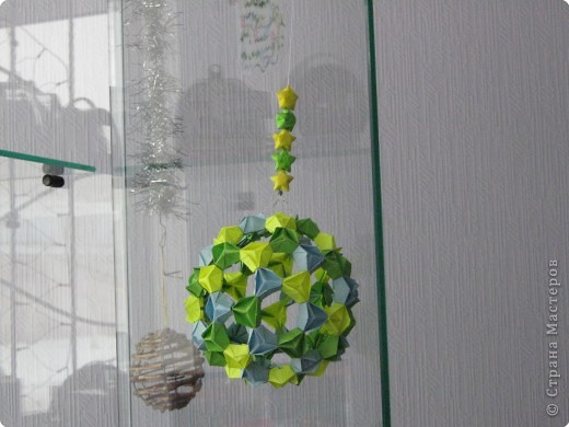 Кусудама: Buckyball (фото 4)