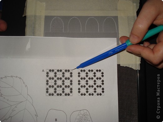 Следующая деталь Берется Grid и схема Те кружочки которые черные иголочкой протыкаете в том порядке как на схеме (фото 7)