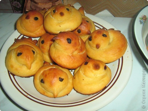 Сдобные птенцы.