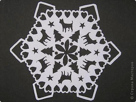 Шаблон  можно взять здесь http://extremecards.blogspot.com/search/label/snowflakes (фото 2)