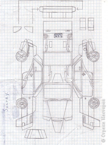 Модели автомобилей + развертки (фото 6)