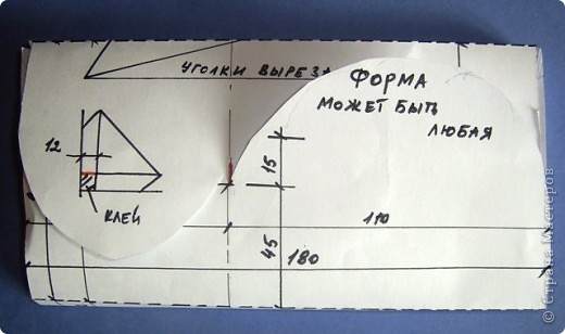 Если поменять верхнюю и нижнюю планки местами, будет закрываться так. Размеры могут быть и другие. Эта примерная раскладка на А4 (фото 13)