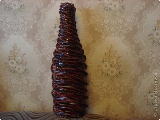 Из бутылки стала ваза.. (фото 8)
