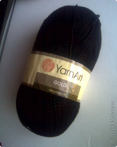 Ниточки производство Турция YarnArt gold 92% акрил, 8% металлик полиэстер, 400м 100г. (фото 5)