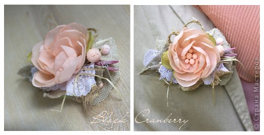 Брошка "Rustic tenderness". (фото 1)