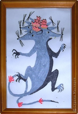 Сказка про Мышку с Зонтиком или волшебный Зонтик, поделка-иллюстрация, поделка «Мышиный король», поделка «Мышка с колосками» (фото 2)