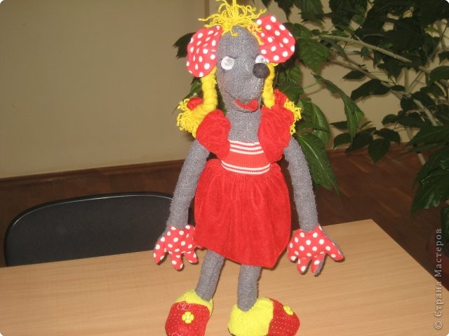 Мягкая игрушка «Мышка Лариска»