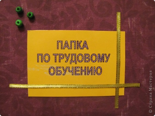 Папка по трудовому обучению (фото 6)