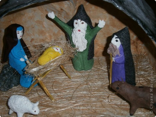 Рождество Христово! Ангел прилетел,он летел по небу,людям песню пел:"Вы люди ликуйте,все днесь торжествуйте,днесь Христово Рождество!" (фото 1)