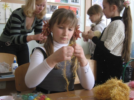 Наташа  решила сделать большого и маленького страусенка!  (фото 9)