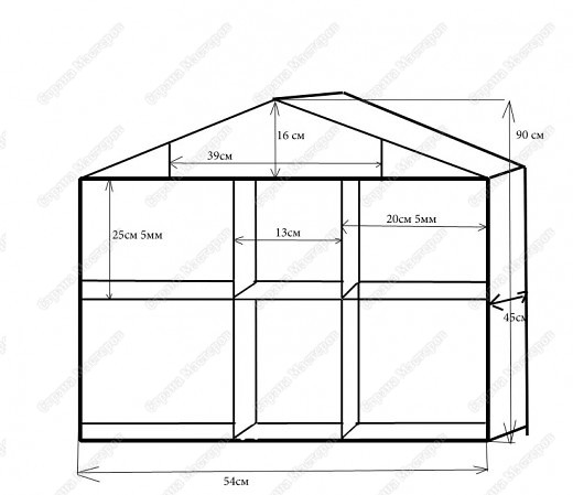вот план по которому я делал домик только он у меня был на бумаге (фото 4)