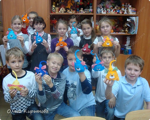 Счастливый 3 "В" класс. "Пыхтели" два урока. Не все добрались до финиша (у нас в школе какая-то поголовная инфлюэнция). Но все, кто "уцелел", довольны результатом. (фото 3)
