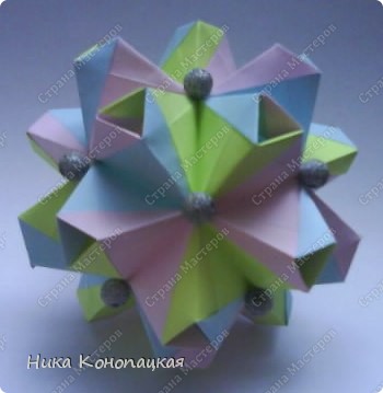 Name: Fudjiyama module
Designer: Jun Maekawa
Parts: 30
Paper:7*7cm
Joint: glue (фото 1)