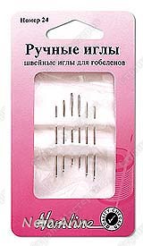 Для вышивки я использую иглы для вышивки гобелена №24. 
В принципе использовать можно любые но эти удобны тем что у них большое ушко и закругленный край, что препятствует впиванию иглы в пластик. (фото 2)