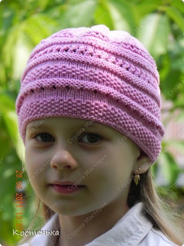 Camellia by Kim Hargreaves
Пряжа Джинс от Yarn Art (55% хлопок, 45%акрил, 50гр-160м)
Спицы №2,5;№3 (фото 1)