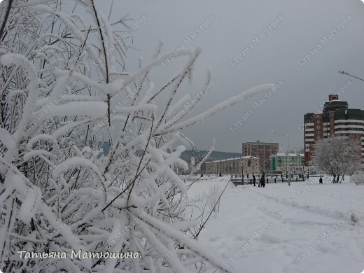 Прогулка по заснеженному городу. (фото 34)