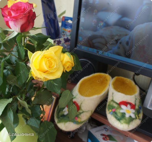 Легенькие, мягенькие и удобненькие))). Думала не получится. Вместо шлифовальной машинки использовала массажер и стиральную машинку (фото 3)