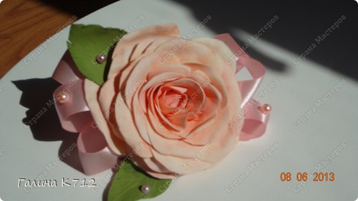 Новые заколки и ободки для волос,а еще вазочка с цветами из фома(фоамирана) (фото 2)