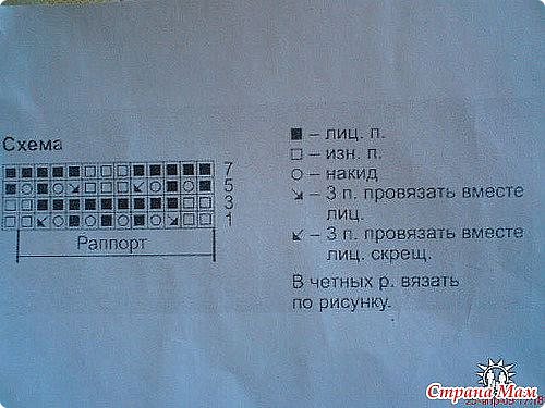 Схемка узорчика,если нужно кому-то)))Рада что вы посетили мою страничку... (фото 7)