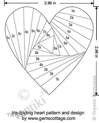 по этой схеме делала все сердечки (фото 7)