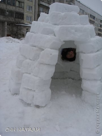 Вот такой домик построили часа за 2 с сыном (фото 1)