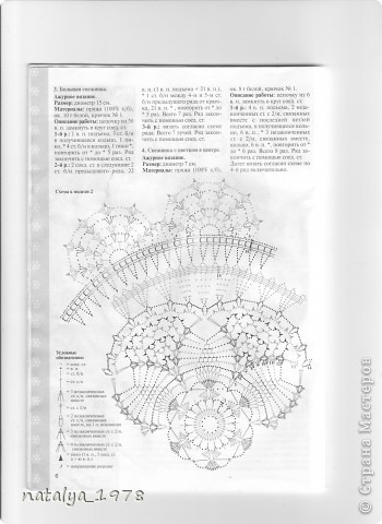 Схемка по которой вязала берет.Журнал"Валя-Валентина"№3 2006 г. (фото 5)