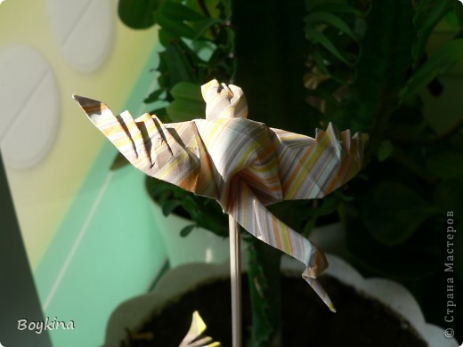 Bella & Origami Crane (Design by Eric Joisel)  (фото 8)