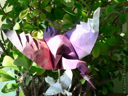 Bella & Origami Crane (Design by Eric Joisel)  (фото 4)