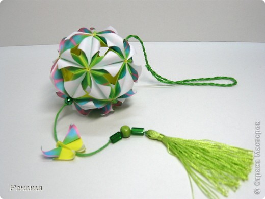 Модель: Firefly.
Автор: Екатерина Лукашева.
Схема: http://kusudama.me/#/Dragonfly/Firefly/drag1. (фото 4)