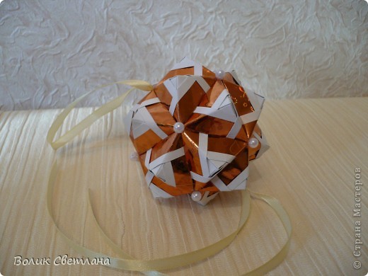 А этот соноб из книги Кунихико Касахара Origami 2 Geometrikus стр. 38-39 вариант А (фото 5)