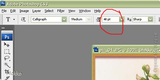 Выбираем нужный шрифт и размер. (фото 34)