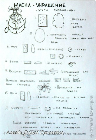 МАСКИ-УКРАШЕНИЯ из поролона. Часть 3. (фото 11)