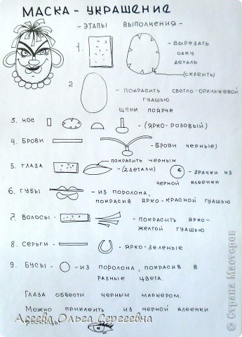 МАСКИ-УКРАШЕНИЯ из поролона. Часть 3. (фото 3)