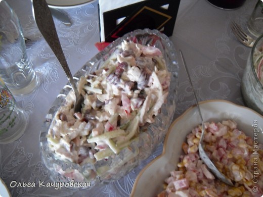 Собственно – всё!!! Заправляю салат солью, перцем и майонезом перед подачей на стол. (фото 8)