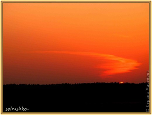 рассвет...и облако странной формы... (фото 17)