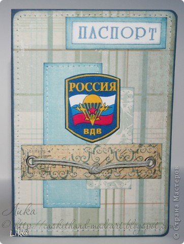 Ещё не показывала две обложки на паспорт для ВДВшников)) (фото 1)