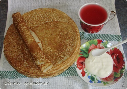 Со сметанкой и морсом из красной смородины! (фото 2)