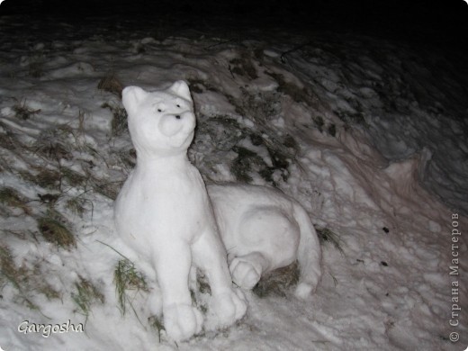 Котолев. Люблю лепить из снега, песка.Жаль не все фотографировала. (фото 8)