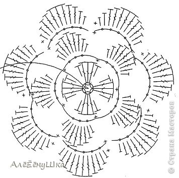 схема цветочка (http://znayka.net/svoimi-rukami/ostalnoe/24252.html) (фото 5)