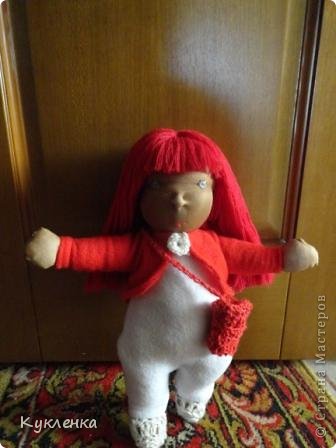 Делаю куколки с любовью,хотелось таким чудом делиться с другими детками.Вот только у нас, наверное, не сильно ценится ручная работа и такие куклы.Что-то не продаются. (фото 2)