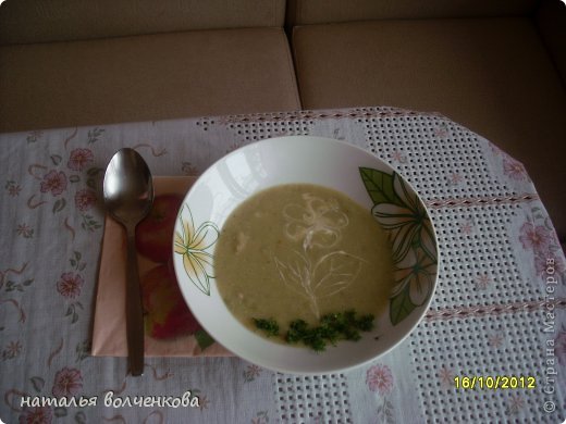 супчик пюре из брокколи,для деток сделала,напоминание об ушедшем лете (фото 1)