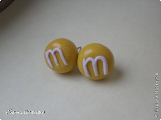 M&M (серьги-гвоздики) (фото 26)