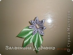  Цветы из ленточек (фото 4)