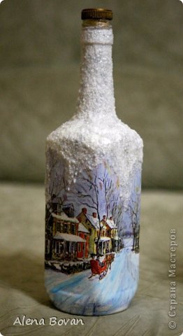 ДЕКУПАЖ бутылочки новые и старые... (фото 15)