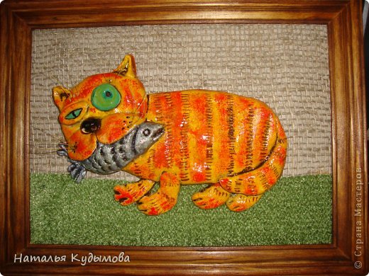 Кот-воришка. Повторюшка с сайта:http://www.mastera-rukodeliya.ru/lepka/solenoe-testo/1946-kot-voruga.html (фото 1)