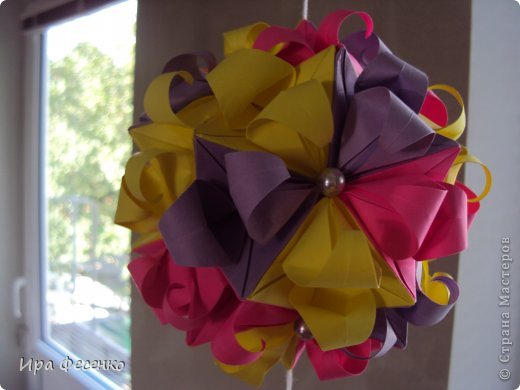 Кусудама от Екатерины Лукашевой http://www.kusudama.me/#/. (фото 1)